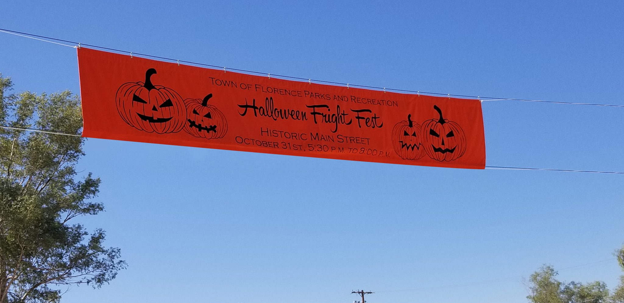 Buy OverThe Street Lightpole Banners Material Promotions