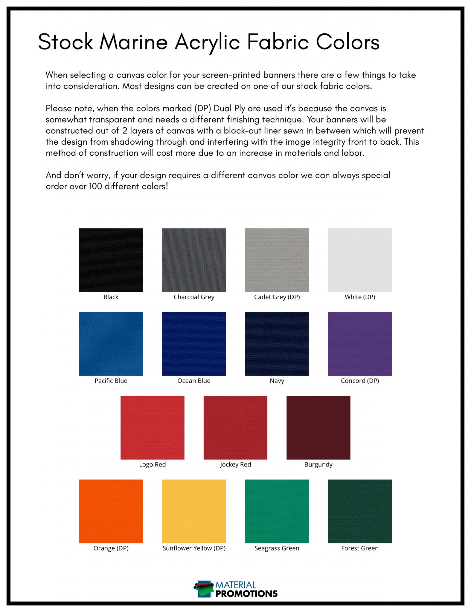 Screen Printed Outdoor Fabric Banners Material Promotions